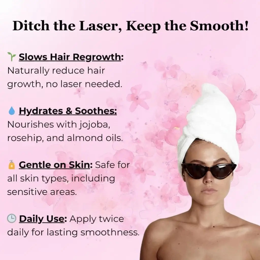 Revina Cyperus Rotundus Oil for Natural Permanent Hair Reduction