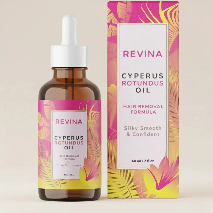 Revina Cyperus Rotundus Oil for Natural Permanent Hair Reduction