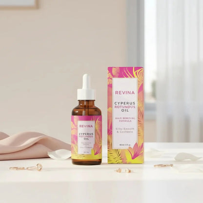 Revina Cyperus Rotundus Oil for Natural Permanent Hair Reduction
